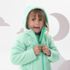 Quechua Veste Polaire Chaude De Randonnée - MH500 Turquoise - Enfant 2- 6 Ans -Quechua Magasin veste polaire chaude de randonnee mh500 turquoise enfant 2 6 ans 3