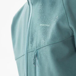 Quechua VESTE SOFTSHELL RANDONNEE - MH550 VERT PASTEL - ENFANT 7-15 ANS -Quechua Magasin veste softshell randonnee mh550 vert pastel enfant 7 15 ans 4