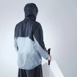 Quechua Veste Ultra Légère De Randonnée Rapide FH 900 Homme Bleu Grise. -Quechua Magasin veste ultra legere de randonnee rapide fh 900 homme bleu grise 3